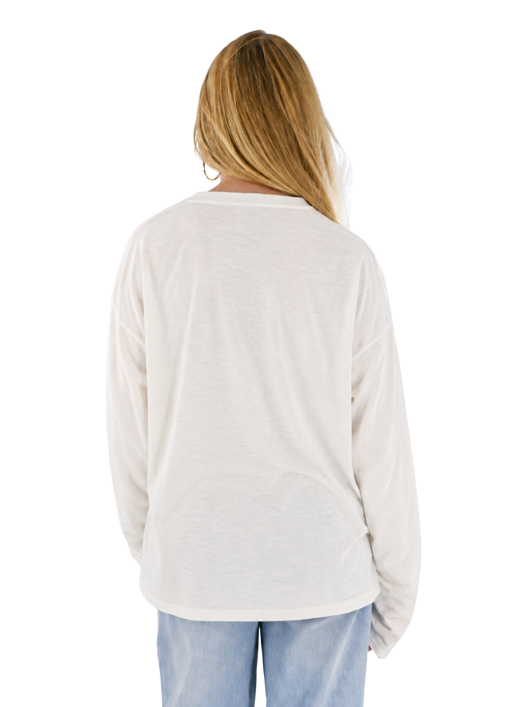 Stockholm longsleeve - wit/rood