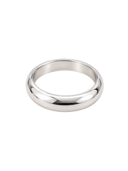Statement bangle medium - silver