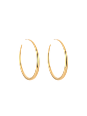 Bold statement hoops - gold