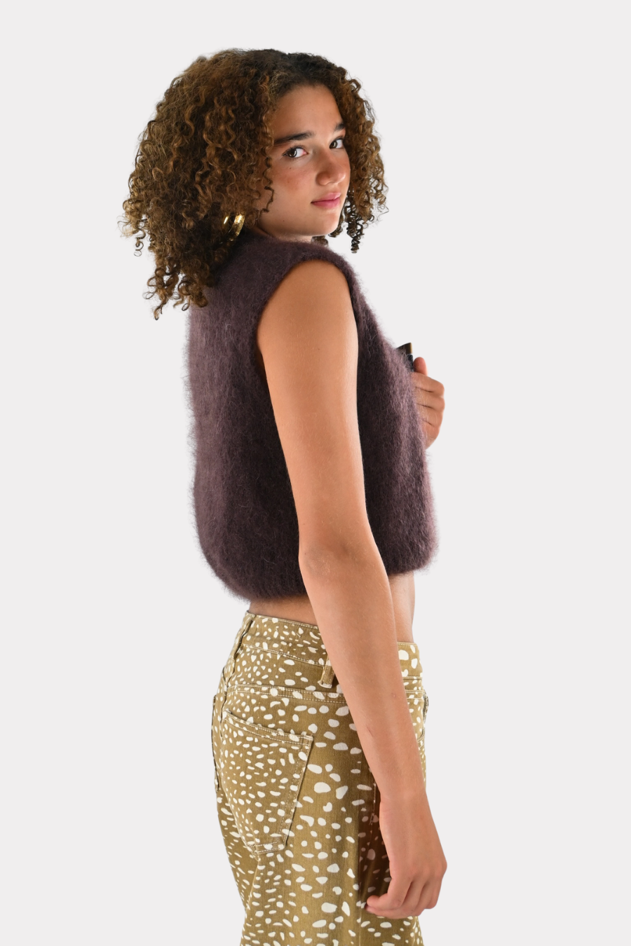 Super soft knit  - bruin