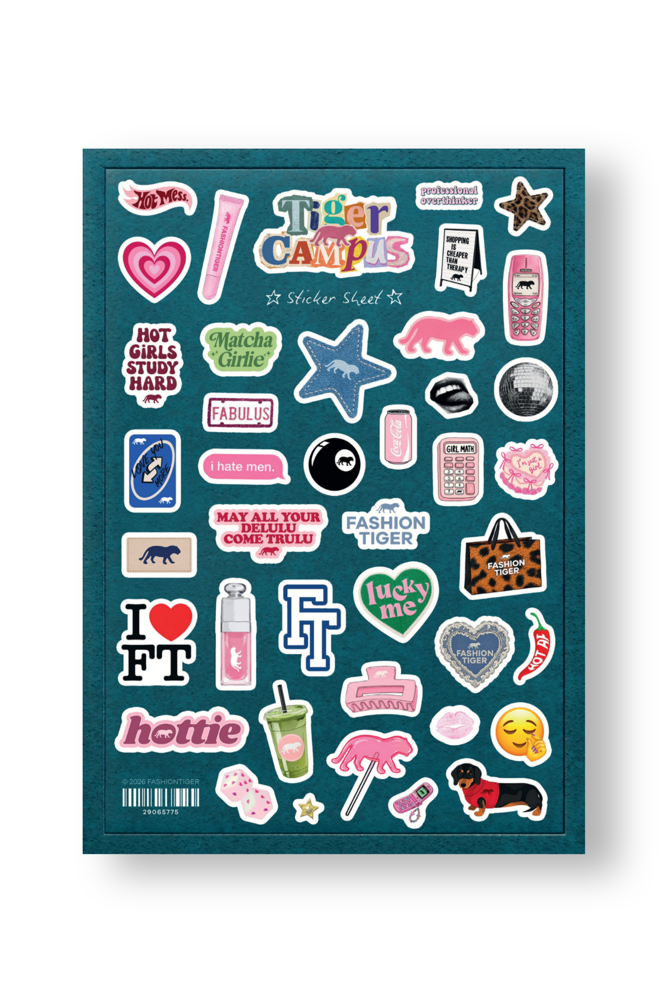 Stickervel „Tiger Campus“