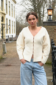 City cardigan - crème