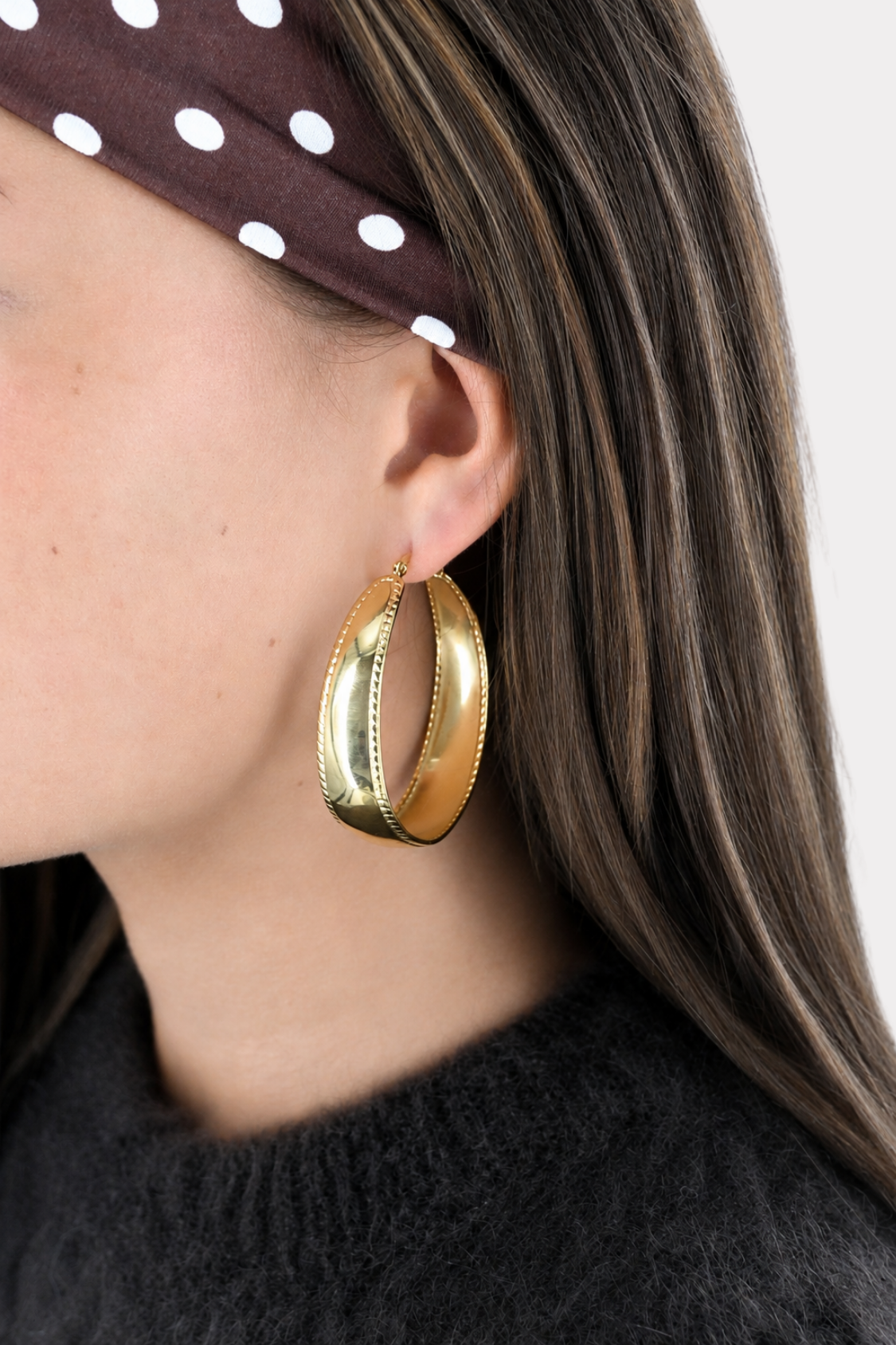 Iconic hoops - goud