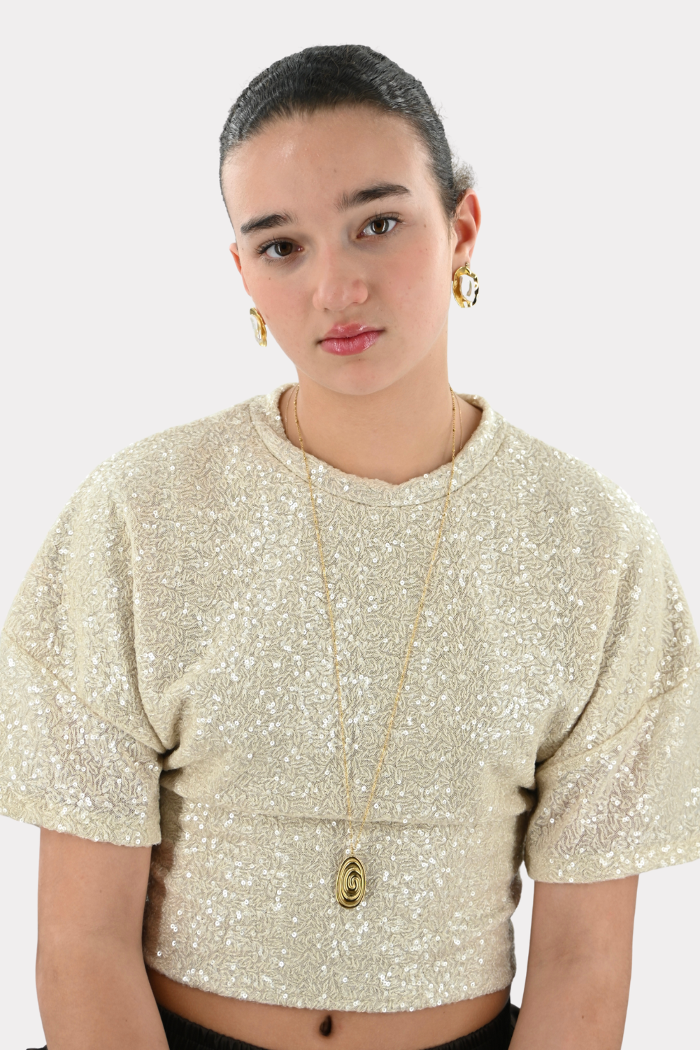 Spiral dream necklace - goud