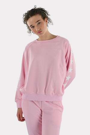 Sweat-shirt d'entraînement Tiger - rose bébé