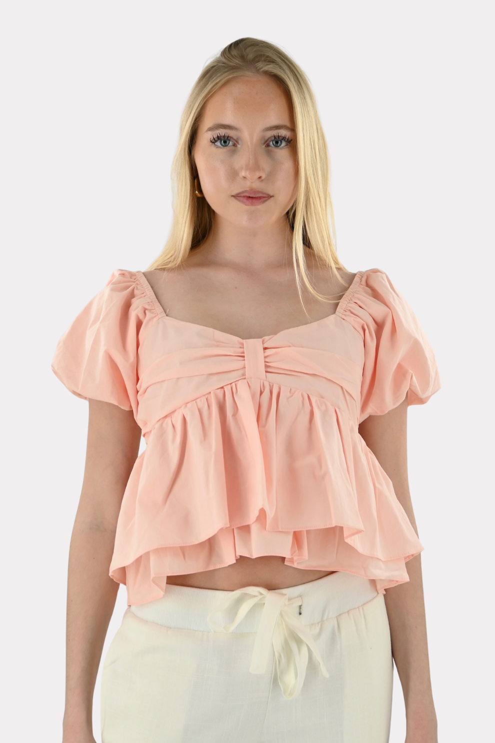 Blush-Bluse - hellrosa