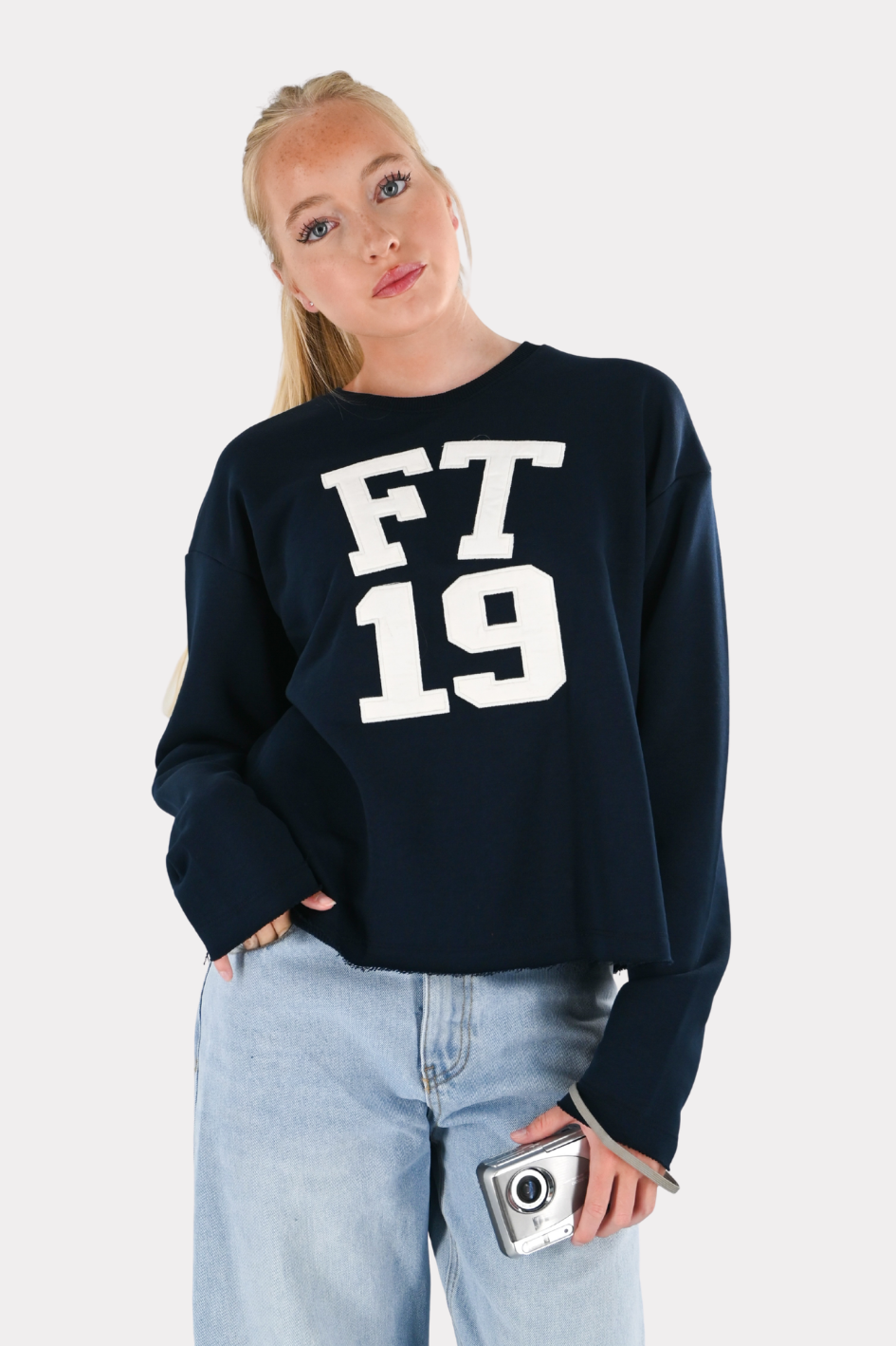 College sweater - navy