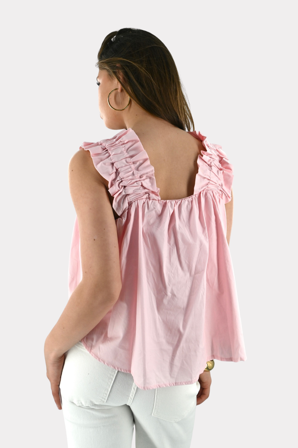 Bubble top - rose clair