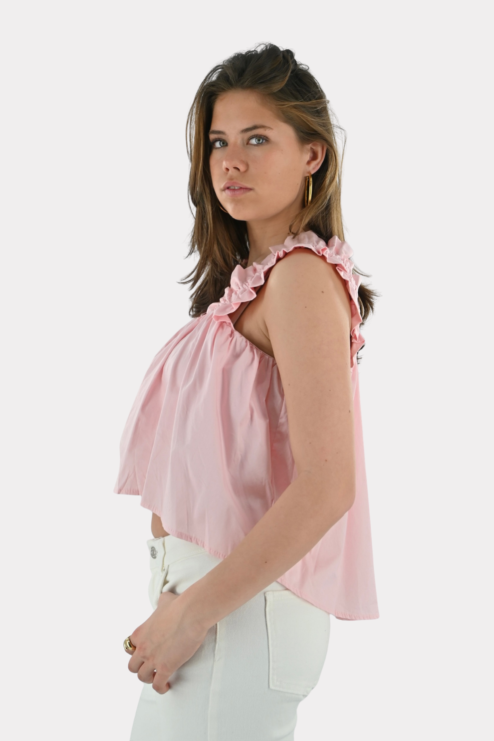 Bubble top - rose clair