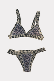 Leopard Ibiza bikini - brown