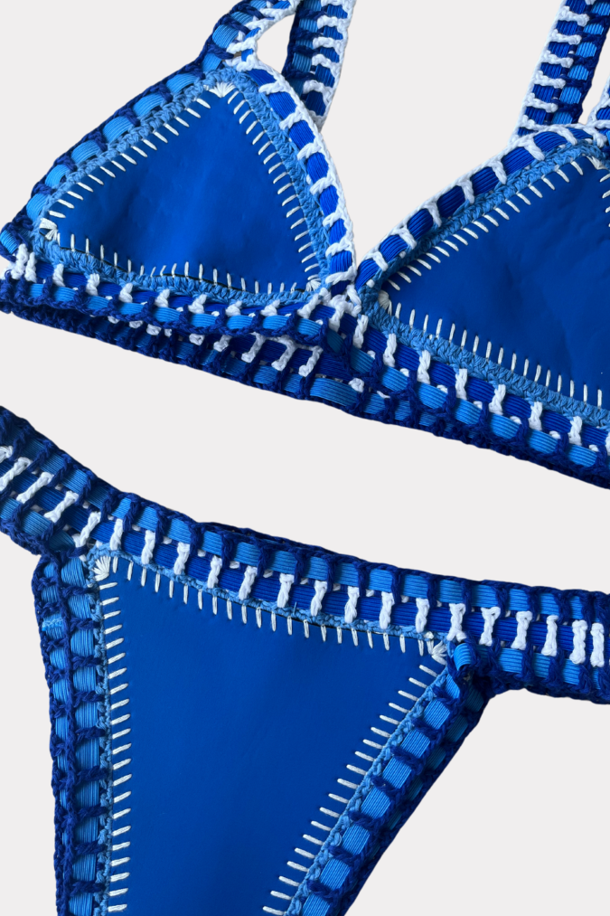 Mamma Mia Ibiza bikini - blauw reversible