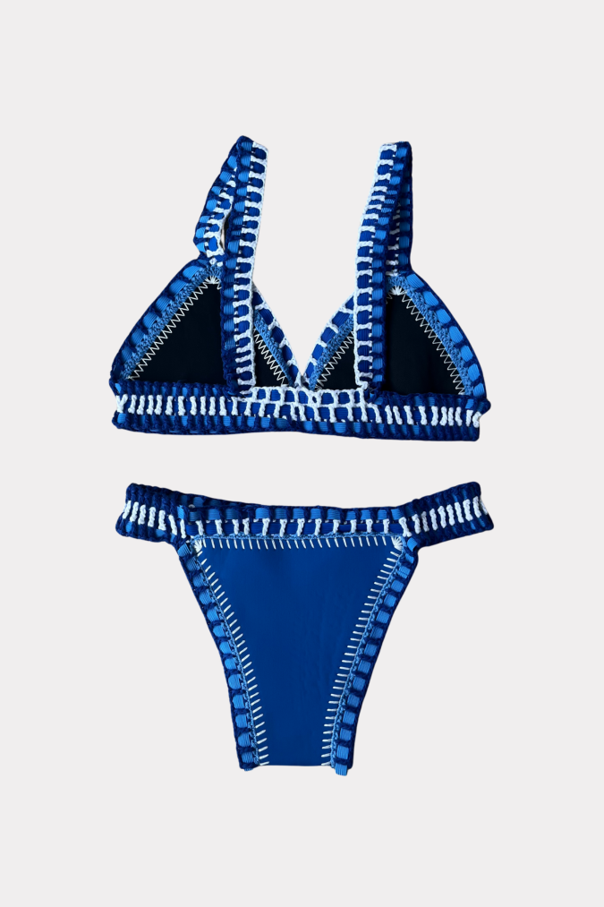 Bikini Mamma Mia Ibiza - bleu réversible