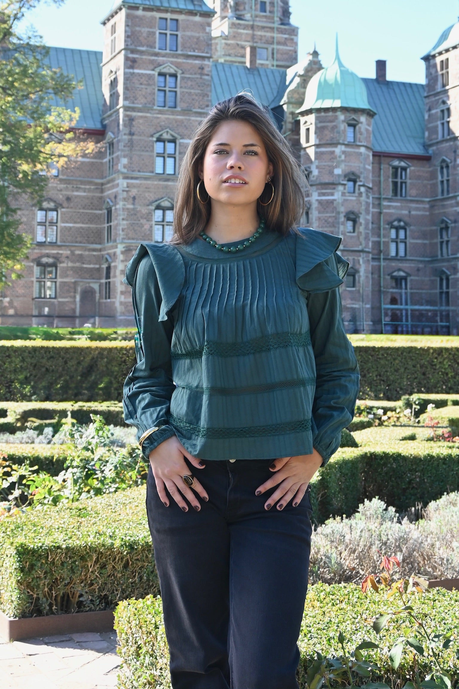 Zala-blouse-long-sleeve-donker-groen-fashiontiger-5