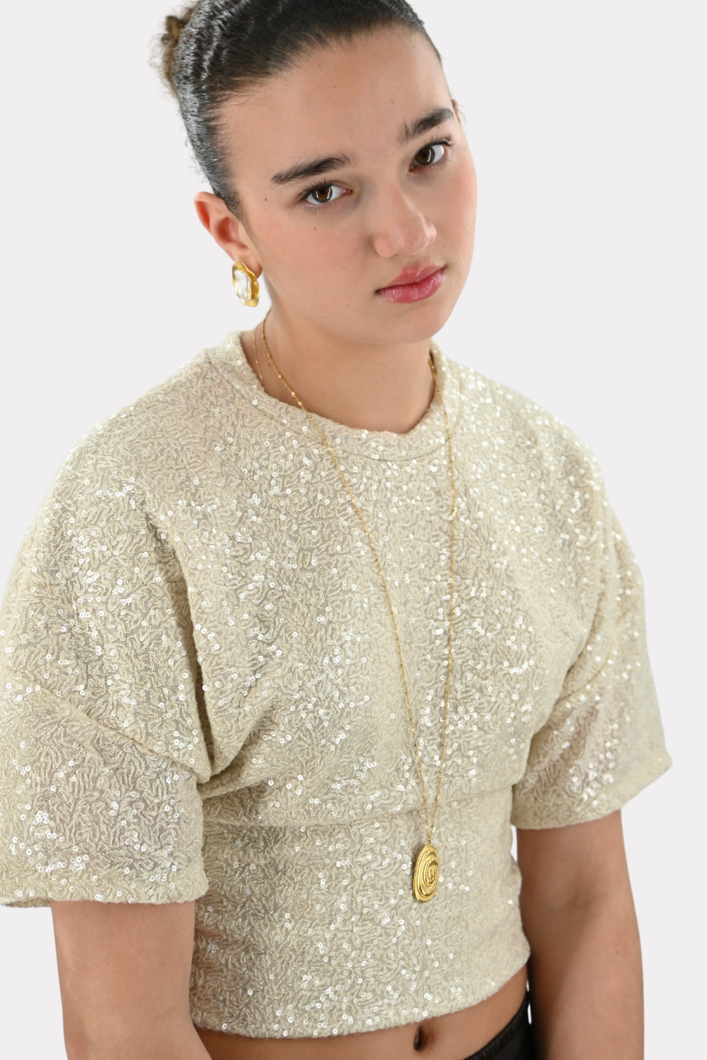 Spiral dream necklace - goud