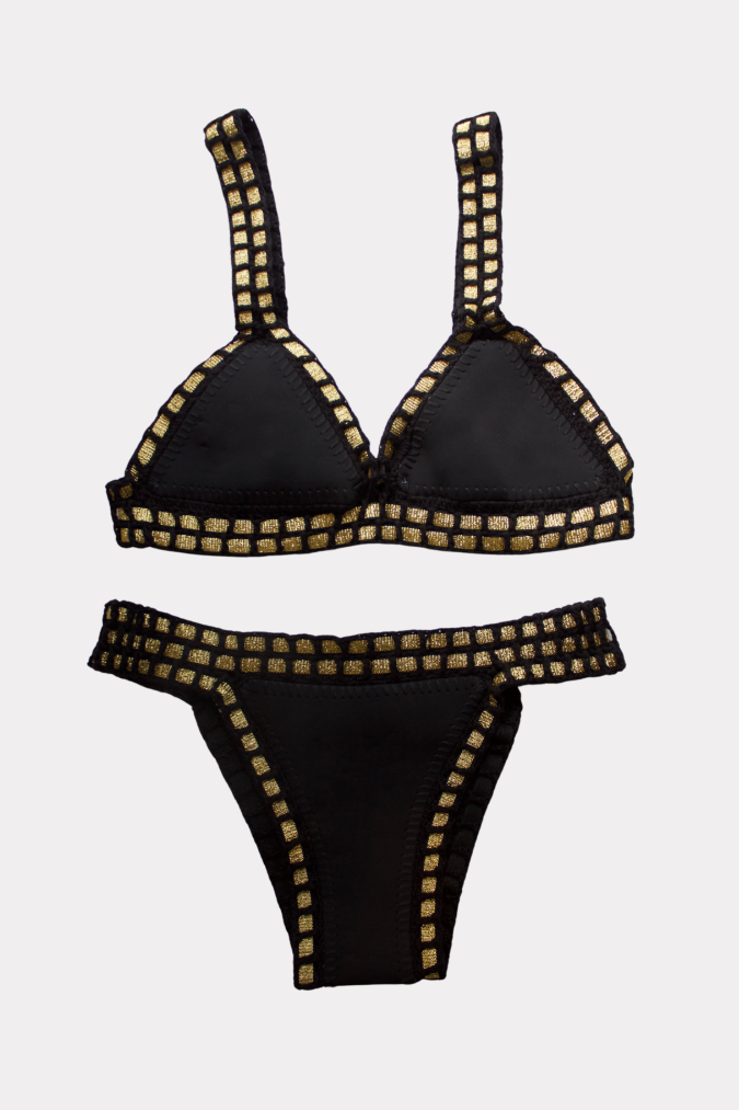 Ibiza bikini reversible - goud