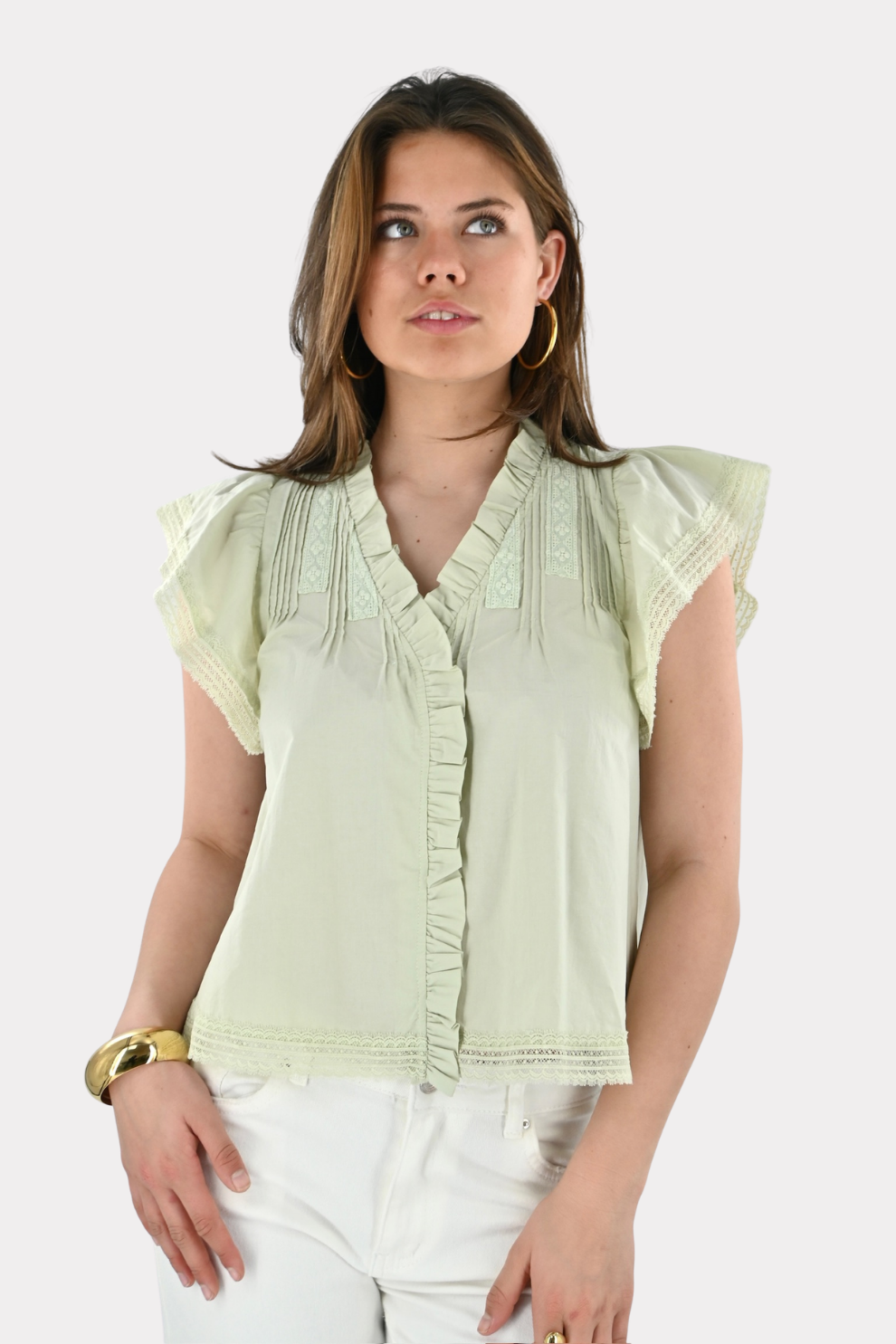 [photo_size]Roos is 1.70m lang en draagt maat S/M.