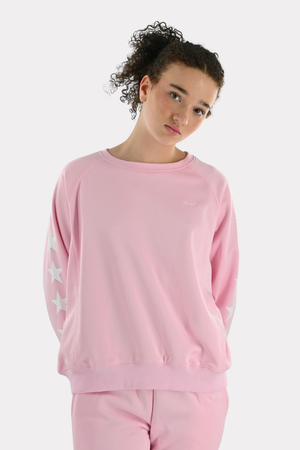 Sweat-shirt d'entraînement Tiger - rose bébé