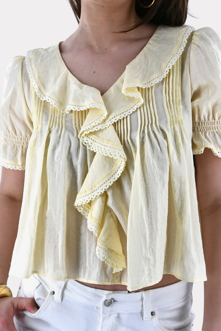 Sky-Bluse - gelb