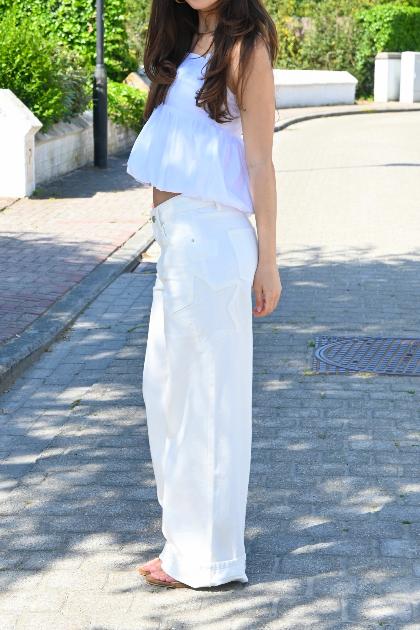 Star of the night jeans - wit