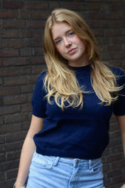 Stockholm top - navy