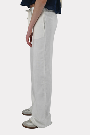 Linnen coast pants - wit