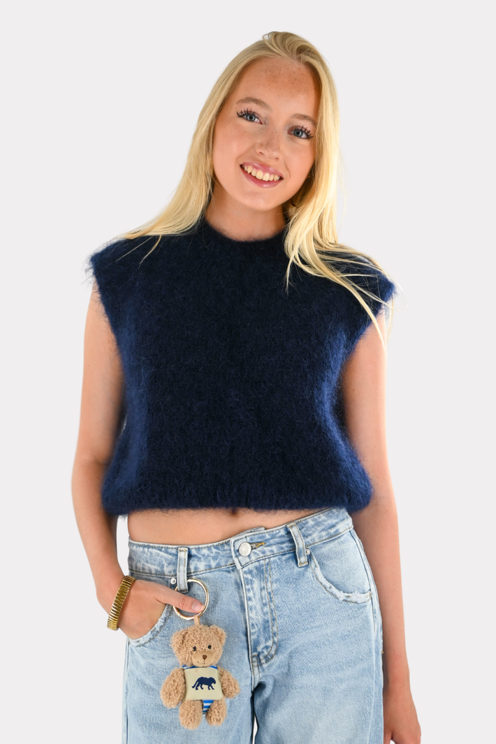 Maille ultra douce - bleu marine