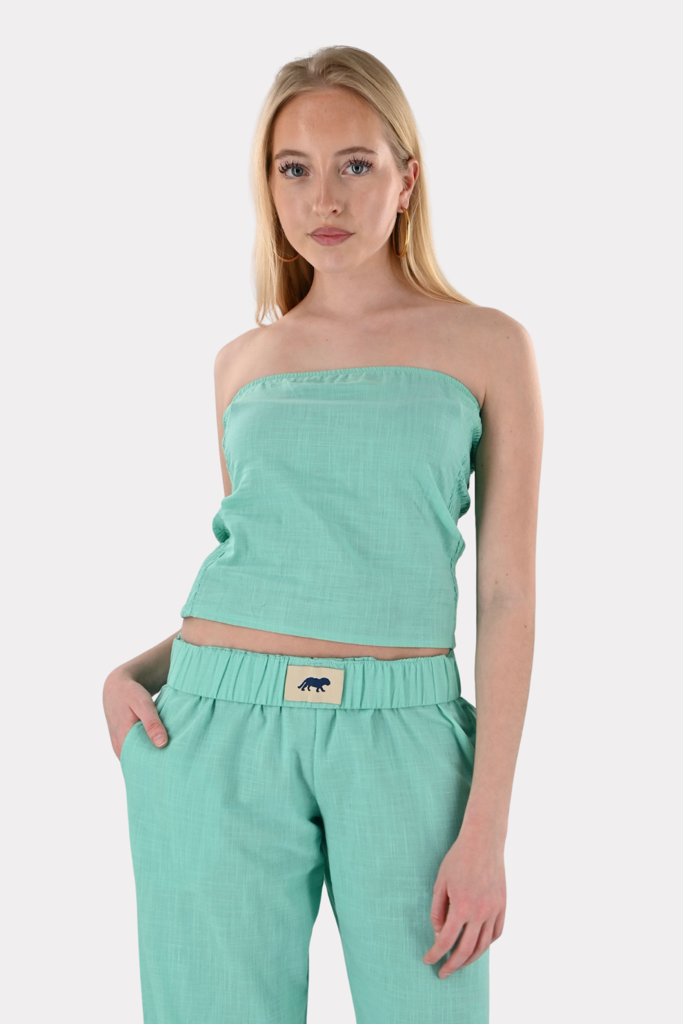 Pantalon Tiger - aqua