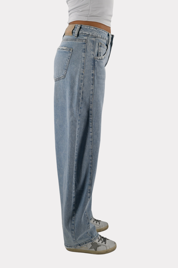 Line up Barrel-Jeans - blau