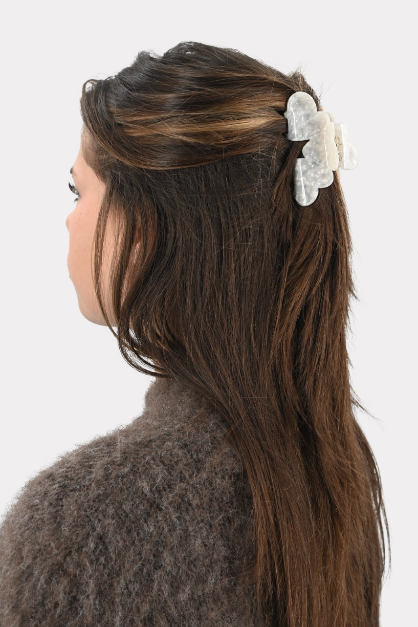 Soft shine barrette cheveux - blanc