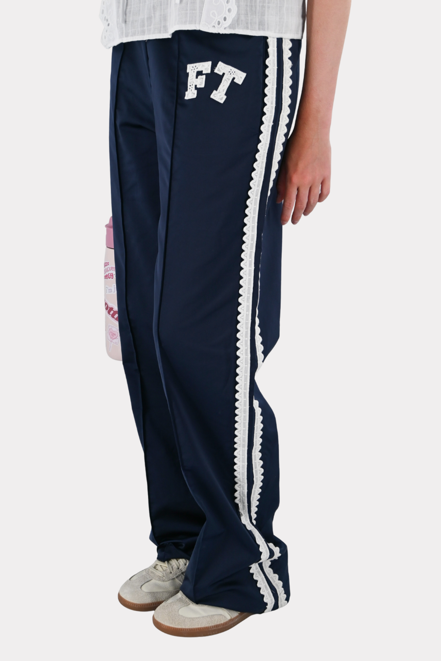 FT lace pants - navy