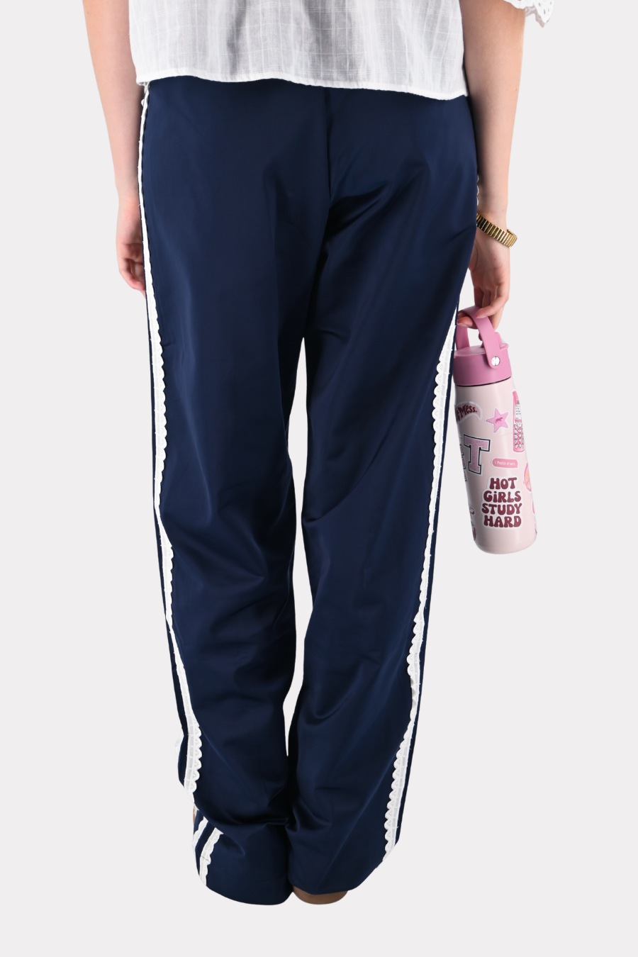 FT lace pants - navy