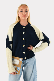 Hannah Sternen-Cardigan - Marineblau