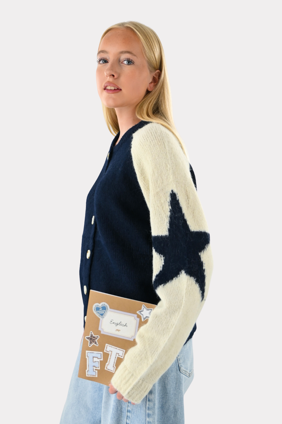 Hannah Sternen-Cardigan - Marineblau