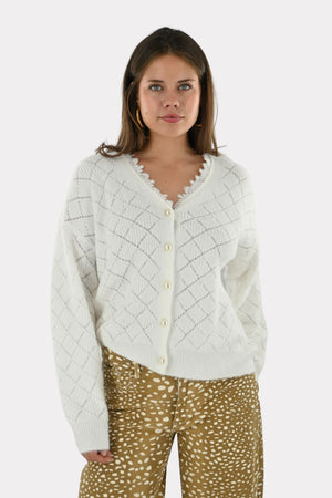 Rosie cardigan - wit
