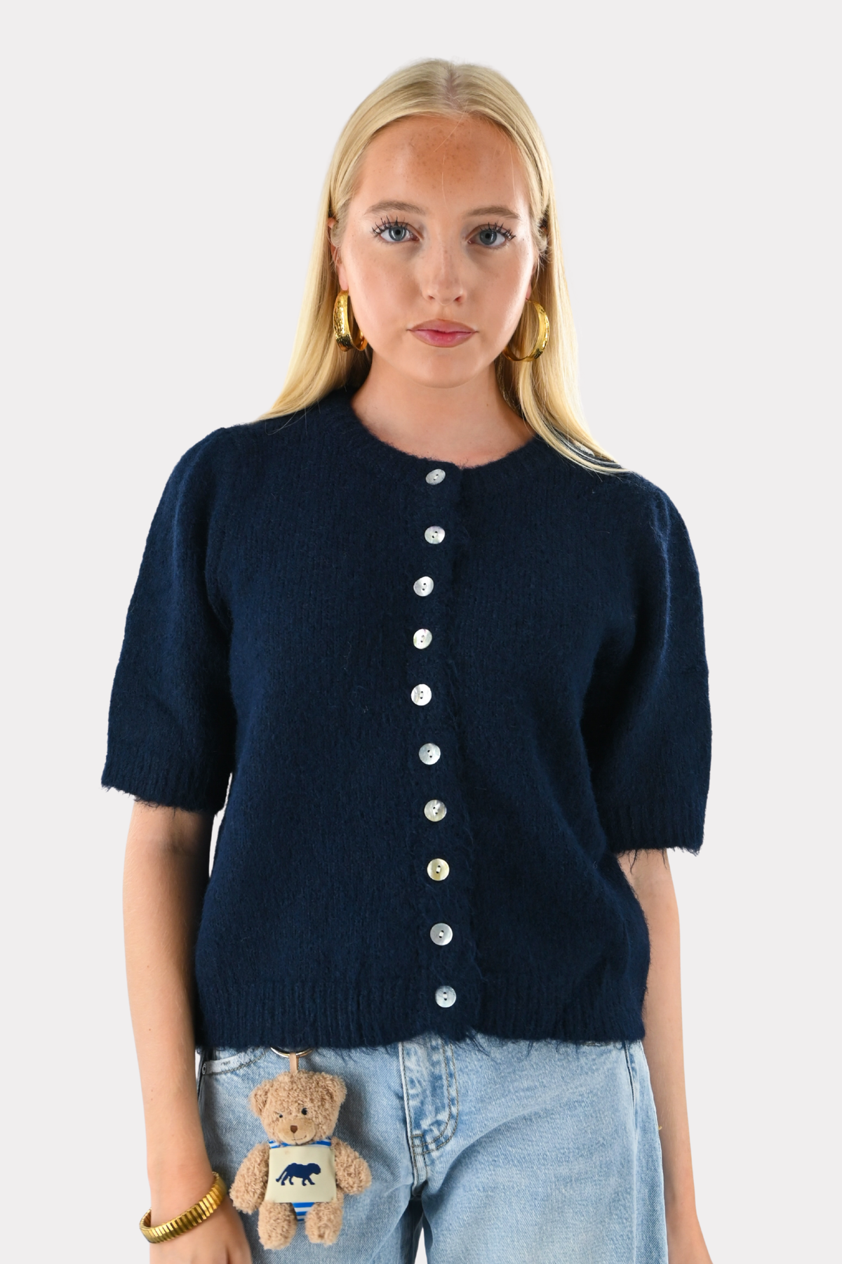 Rory Strickjacke - Marineblau