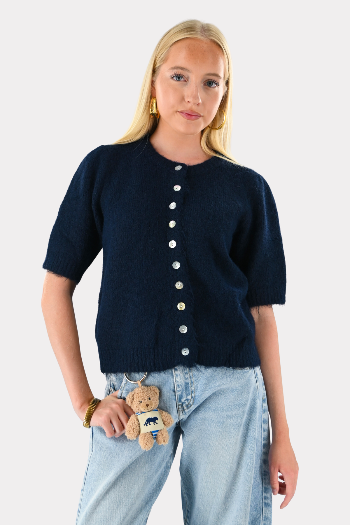 Rory Strickjacke - Marineblau