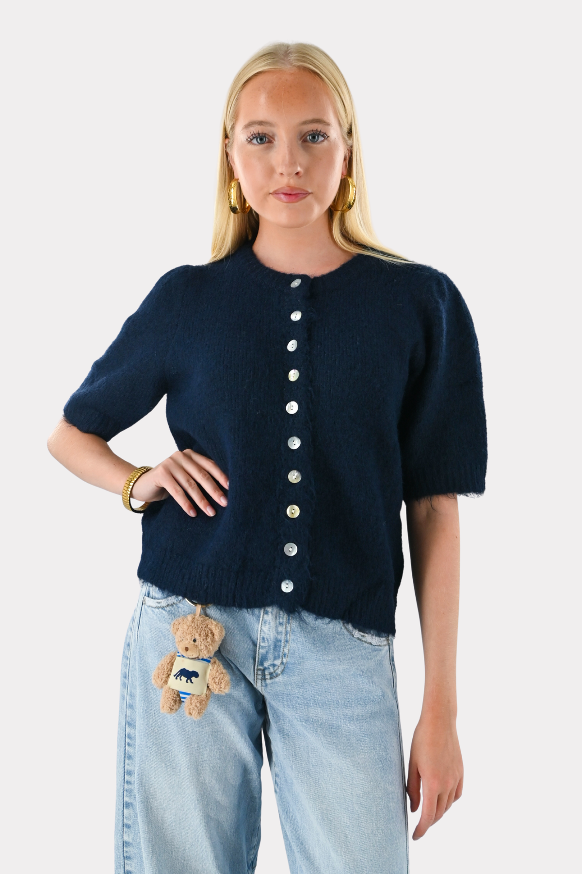 Rory Strickjacke - Marineblau