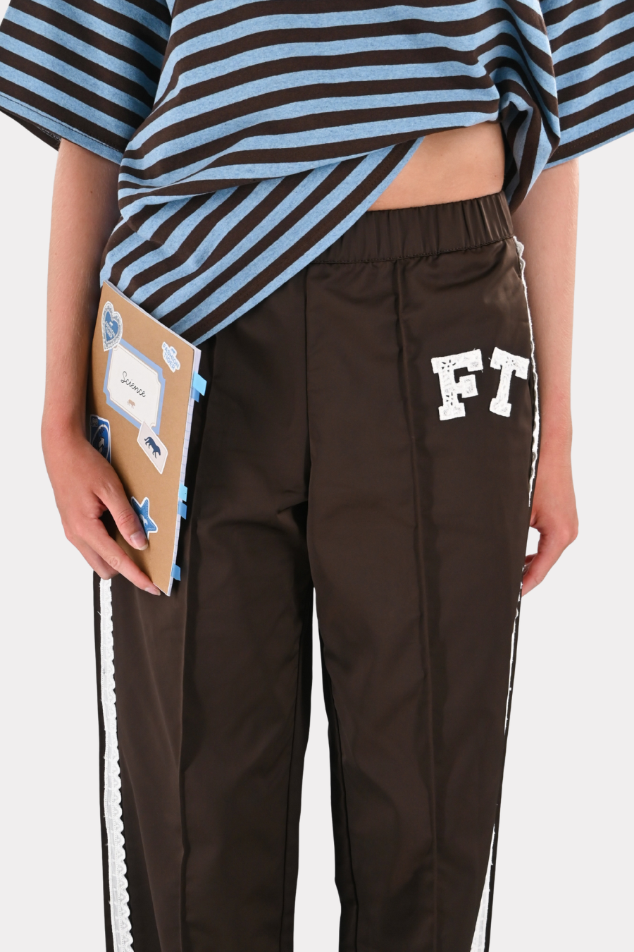 FT lace pants - bruin