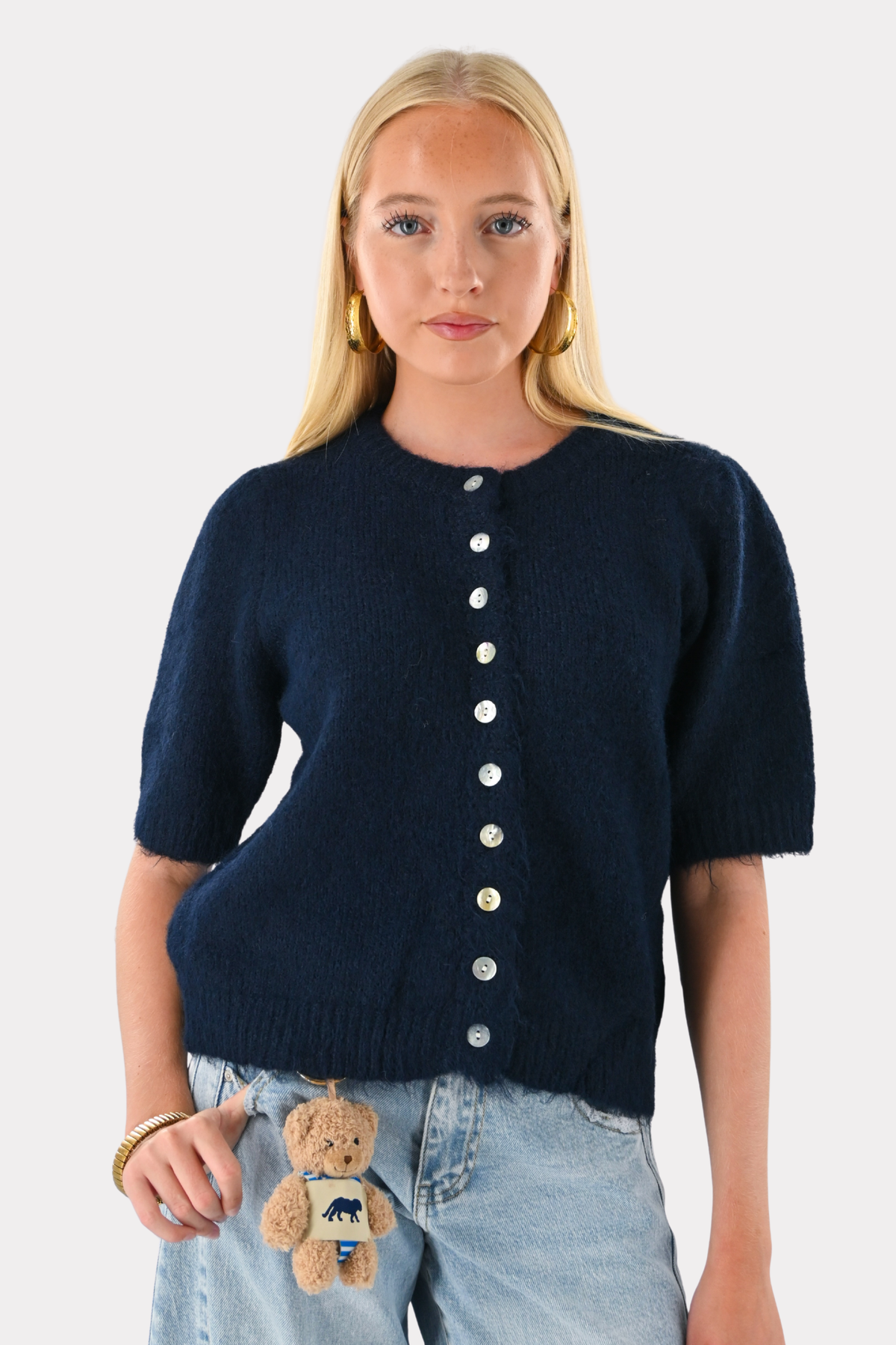 Rory Strickjacke - Marineblau