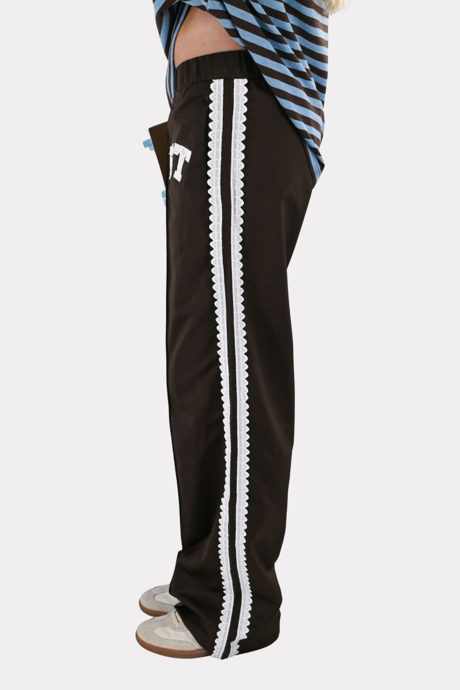 FT lace pants - bruin
