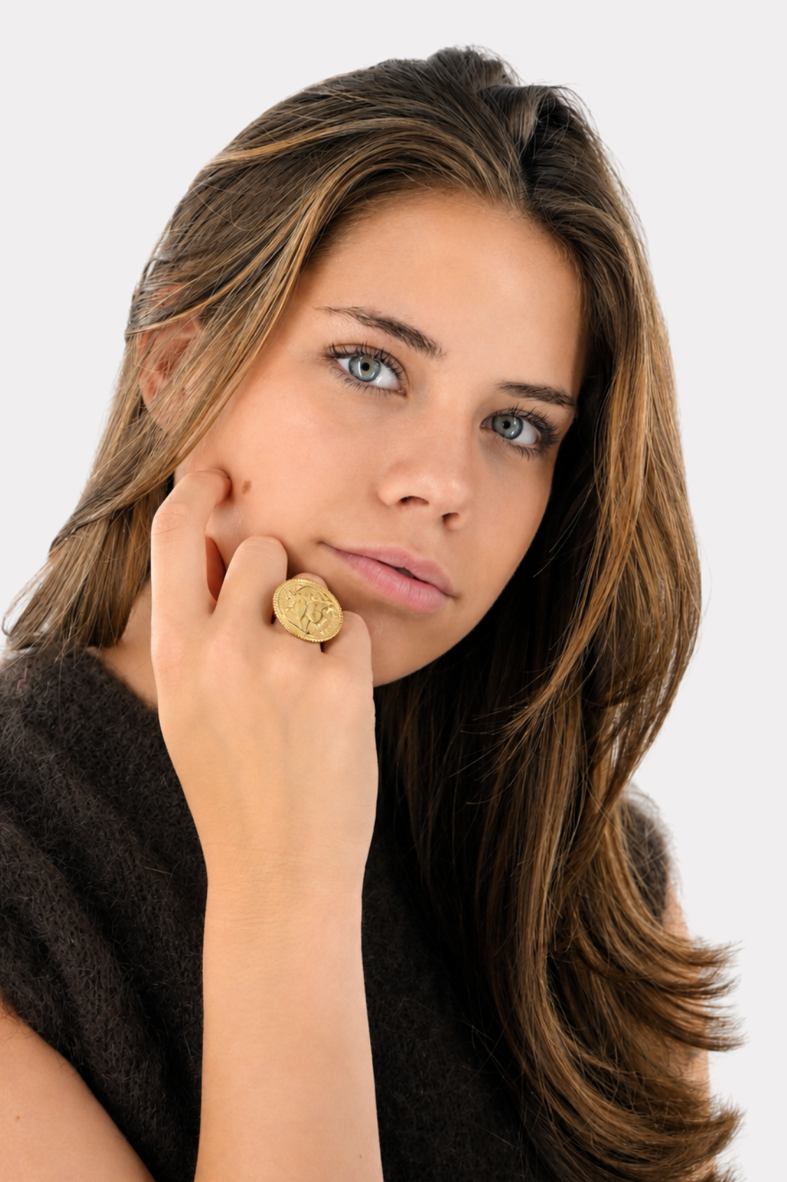 Coin ring - goud