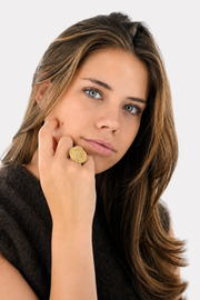 Coin ring - goud
