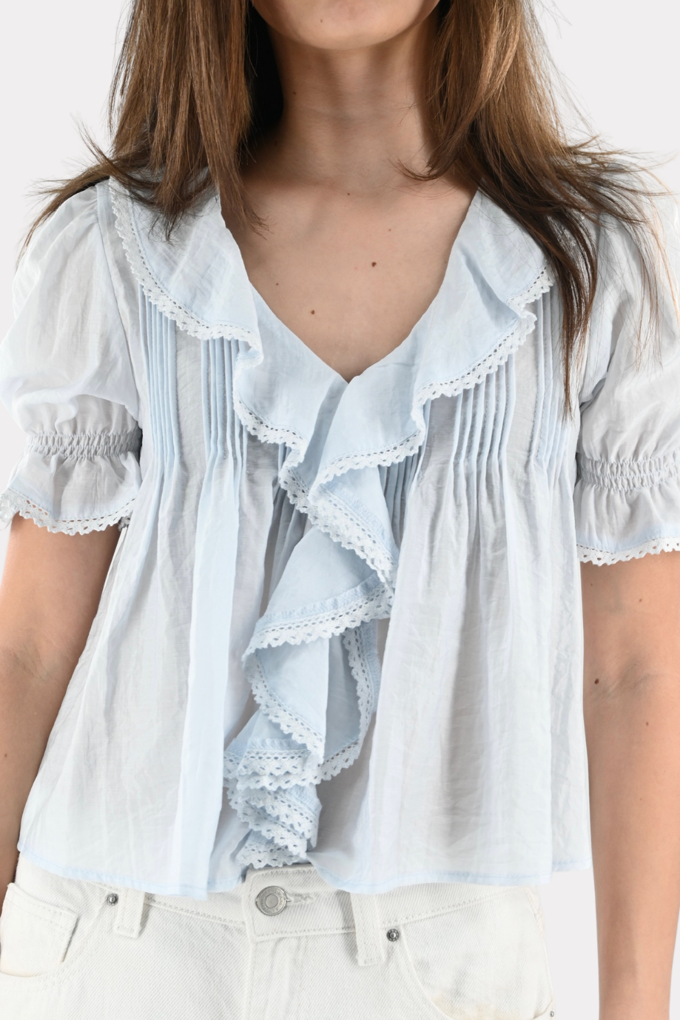 Sky-Bluse - hellblau