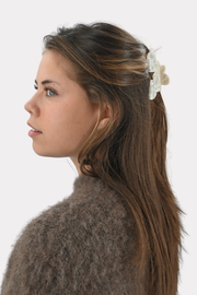 Soft shine barrette cheveux - blanc