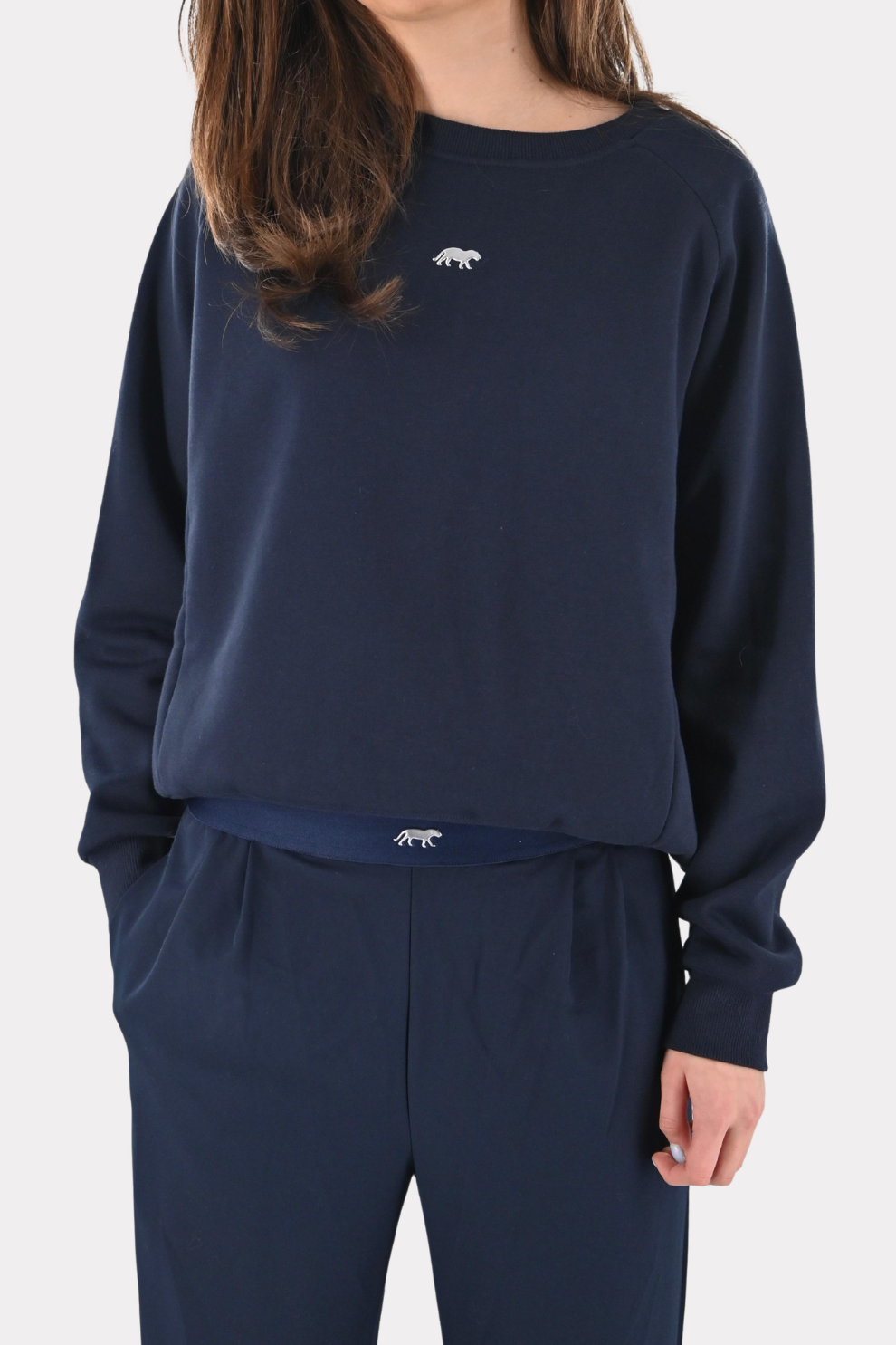 Tiger Crewneck-Pullover - Navy