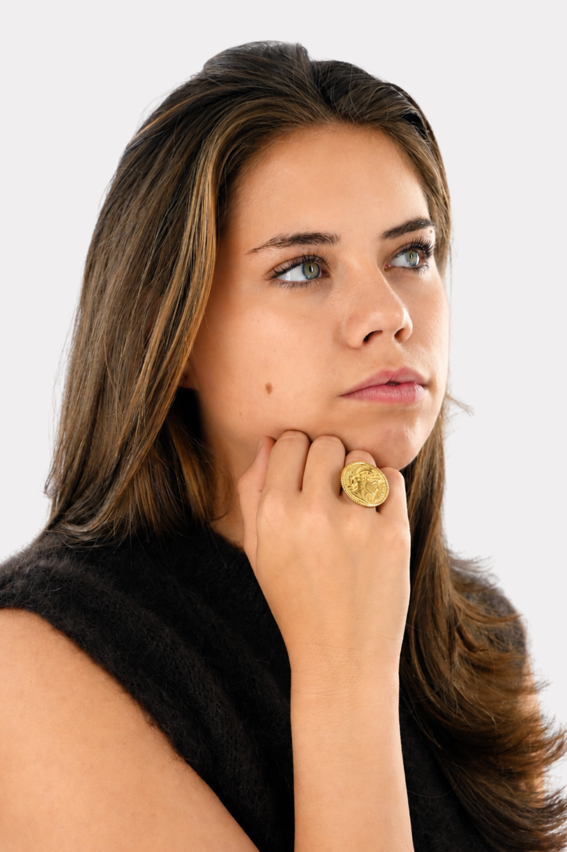Coin ring - goud