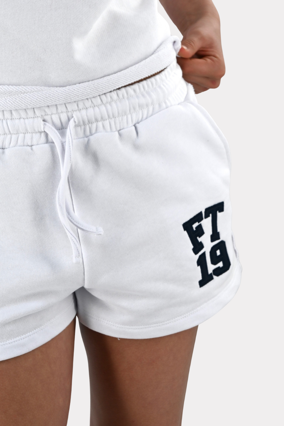 College-Shorts - Weiß