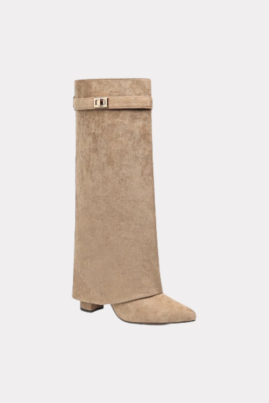 Bella Stiefeletten mit Absatz - Beige
