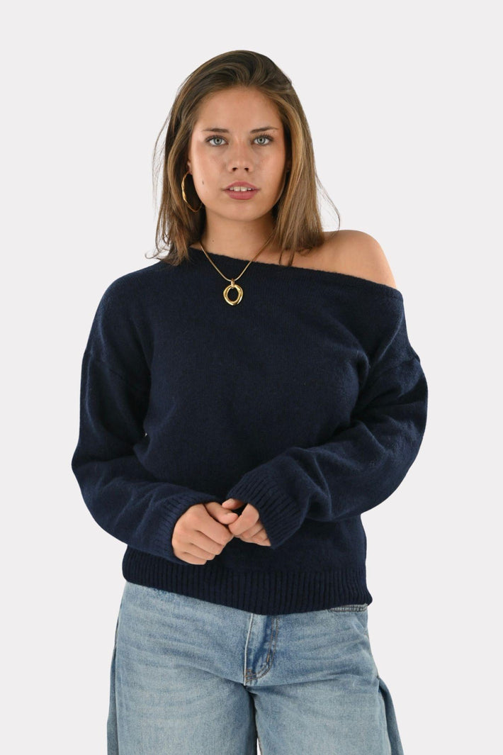 Wings knit - navy