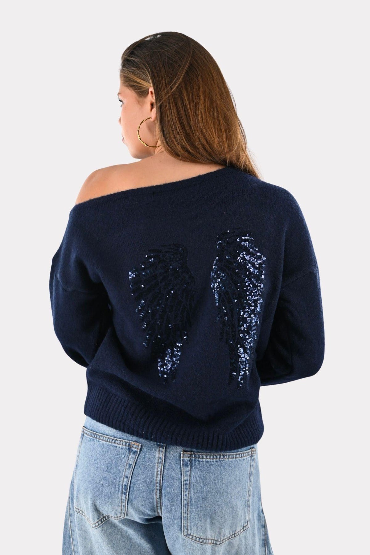 Wings knit - navy